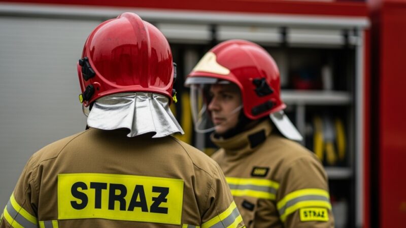 20-latek aresztowany po pożarze budynku i siana w Pijanowie